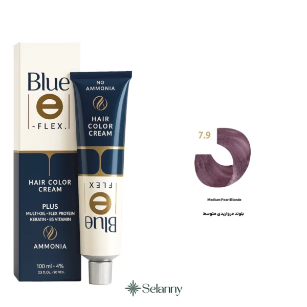 رنگ مو فاقد آمونیاک بلو سری بلوند مرواریدی