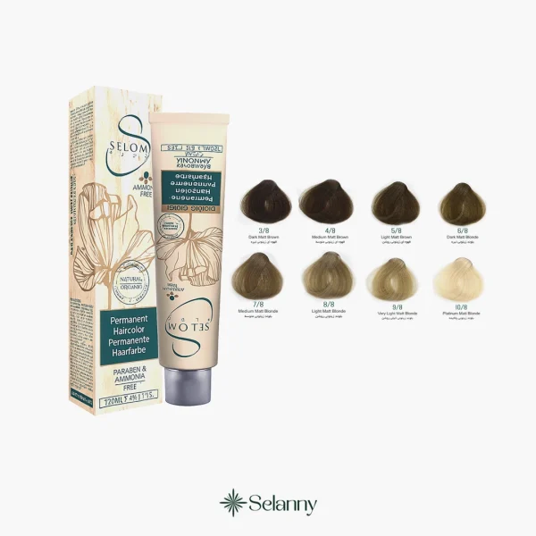 رنگ مو سلوم سری بلوند زیتونی