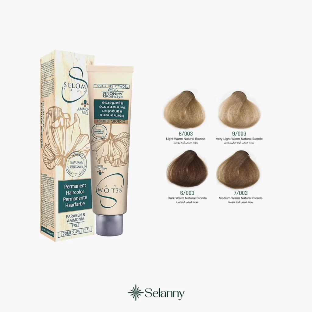 رنگ مو سلوم سری بلوند طبیعی گرم