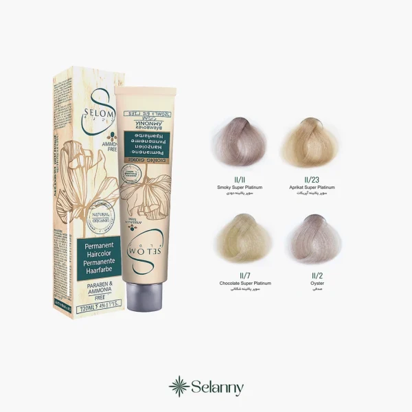 رنگ مو سلوم سری سوپر پلاتینه